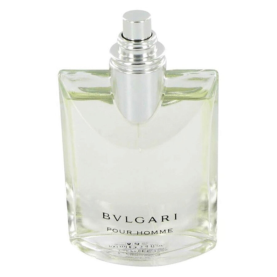 Bulgari Pour Homme perfume bottle on a white background