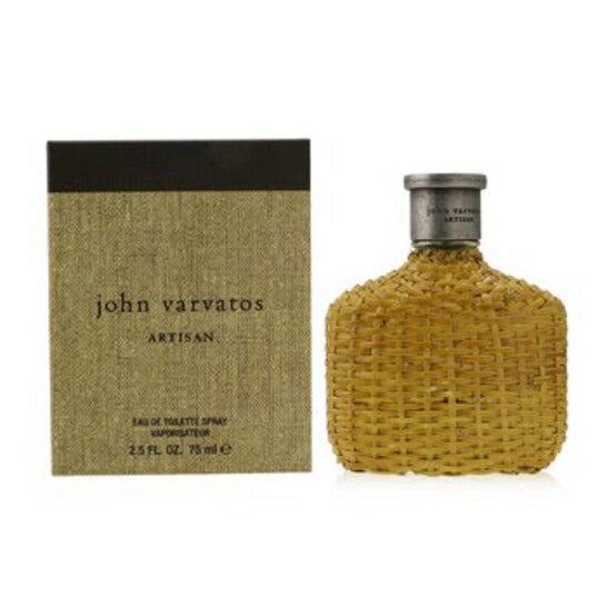 John Varvatos Artisan Eau de Toilette spray bottle and packaging on a white background