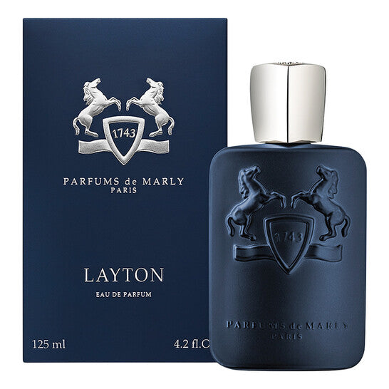 Parfums de Marly Layton Eau de Parfum bottle and packaging on a white background
